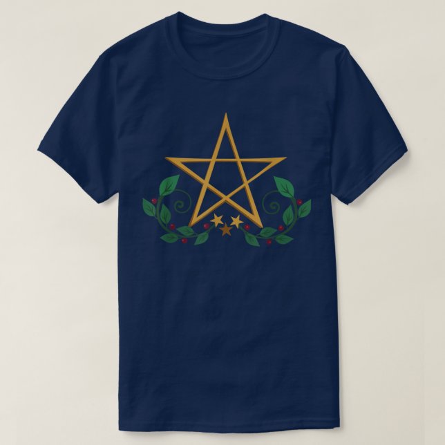 Symbolic Viking Pagan Wicca 354 T-Shirt (Design Front)