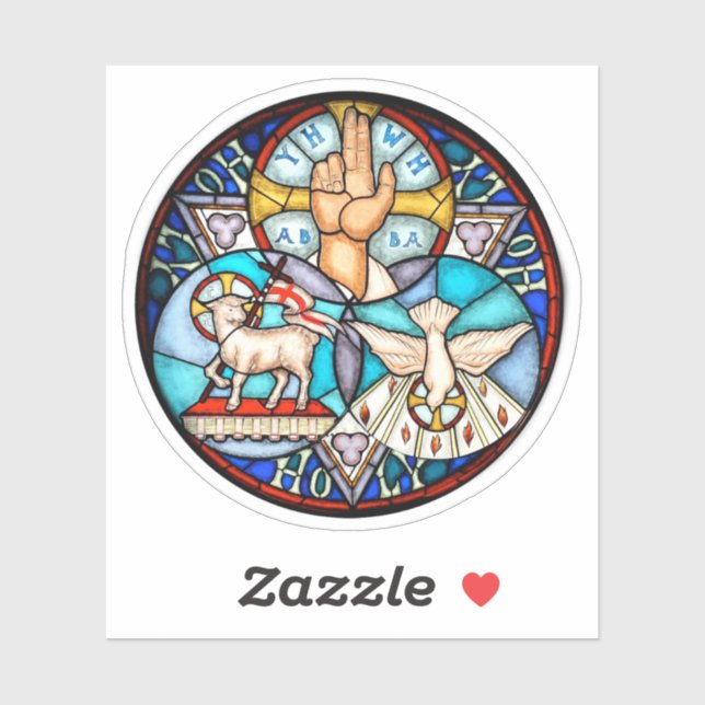 Symbolism of the Holy Trinity Roman Catholic Vinyl (Sheet)