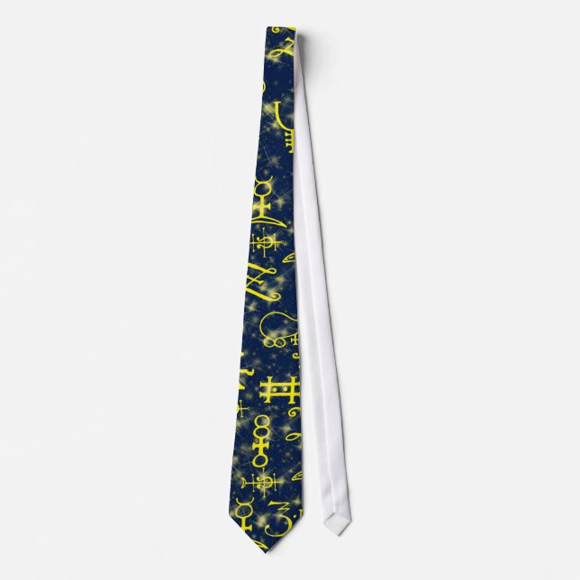 symbols alchemy symbols alchemy tie (Front)