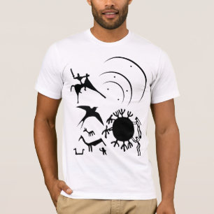 Symbols and Animal Petroglyphs T-Shirt