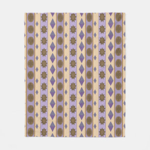 SYMBOLS blue Fleece Blanket