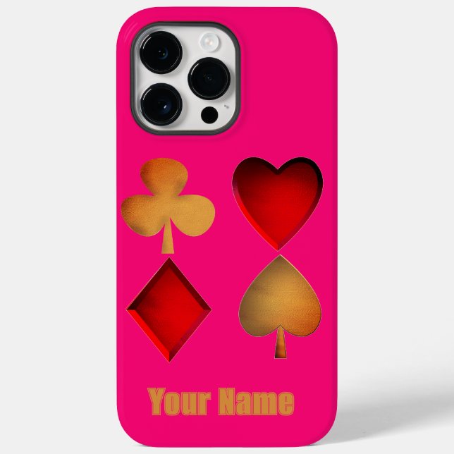 symbols for card game  Case-Mate iPhone case (Back)