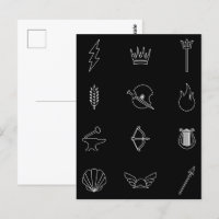 Symbols of 12 Gods & Goddesses of Greek Mythology 