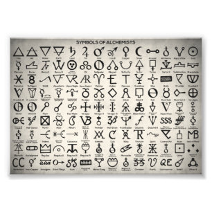 Symbols Of Alchemists Photo Print