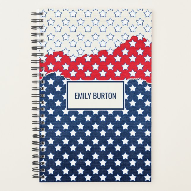 Symbols of an American Flag Planner (Front)