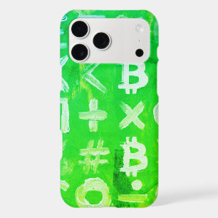 Symbols of Bitcoin (Bright Profit Green - 2)
