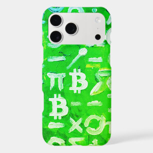 Symbols of Bitcoin (Bright Profit Green - 3)
