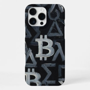 Symbols of Bitcoin (Style: 12) iPhone 16 Pro Max Case