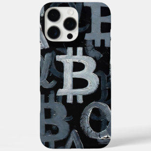 Symbols of Bitcoin (Style: 6) iPhone 16 Pro Max Case