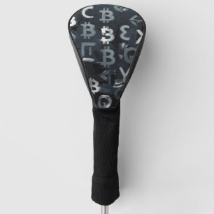 Symbols of Bitcoin (Style: 7) Golf Head Cover