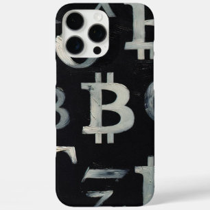 Symbols of Bitcoin (Style: 8) iPhone 16 Pro Max Case