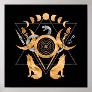 Symbols of Hecate Poster