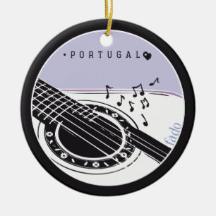 Symbols of Portugal - FADO Ceramic Ornament