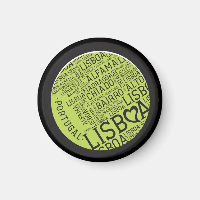 Symbols of Portugal - Lisbon Lisboa Magnet (Front)