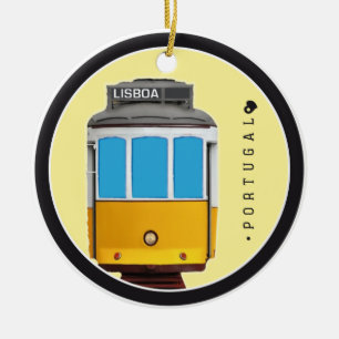 Symbols of Portugal - Lisbon Tramway Ceramic Ornament
