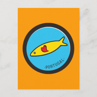 Symbols of Portugal - Sardine Nr. 02 Postcard