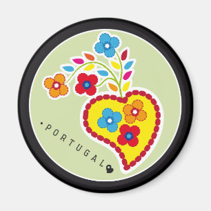 Symbols of Portugal - Valentine Scarf Magnet