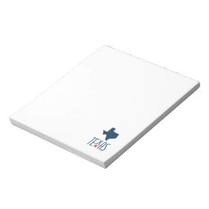 Symbols of Texas, Texas, navy blue Notepad