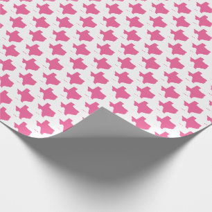 Symbols of Texas, Texas State, Pink Wrapping Paper