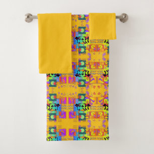 Symbols + Punctuation Bath Towel Set