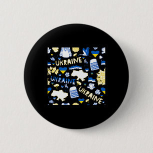 Symbols Ukraine Ukrainian National Symbols 6 Cm Round Badge