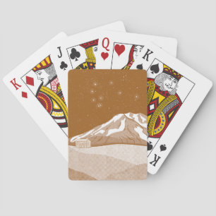 Syme Hut Mount Taranaki Playing Cards
