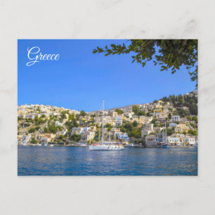 Symi Island in Greece Postcard