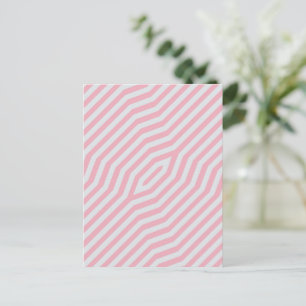 Symmetric diagonal stripes background 13 postcard