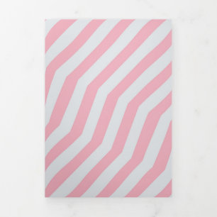 Symmetric diagonal stripes background 13 Tri-Fold holiday card