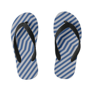 Symmetric diagonal stripes background 6 kid's thongs
