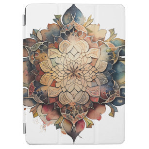 Symmetric floral Mandala iPad Air Cover