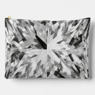 Symmetric Multifaceted Geometric Diamond Photo Accessory Pouch