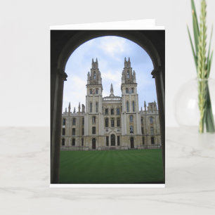 Symmetrical Building in England Card