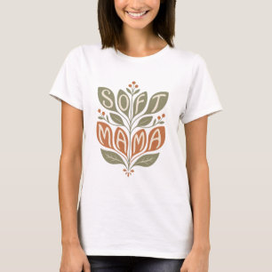 Symmetrical Folk Art "Soft Mama" T-Shirt
