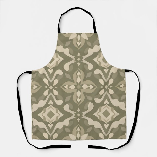 Symmetrical Geometric Apron (Front)