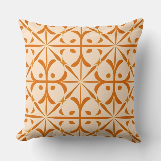 Symmetrical Geometric Pattern Cushion (Front)