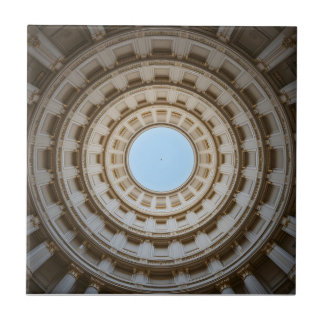 Symmetrical Worm's-Eye View of a Grand Dome Ceramic Tile
