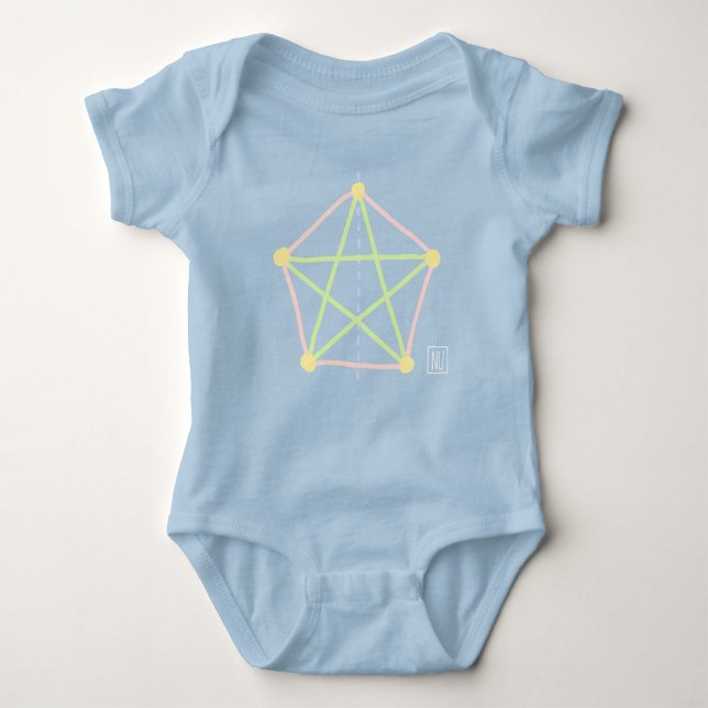 Symmetry Art  Baby Bodysuit (Front)