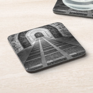 Symmetry in black and white coaster