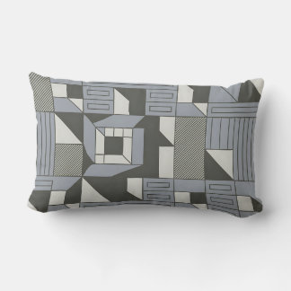 Symmetry in Motion: A Study of Geometric Patterns Lumbar Cushion