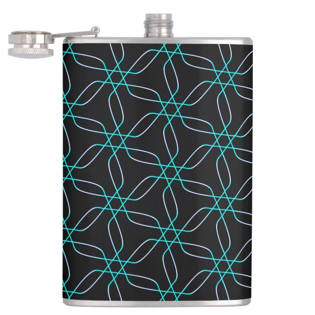 Symmetry in Motion Hip Flask (Opened)