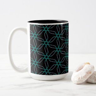 Symmetry in Motion Two-Tone Coffee Mug