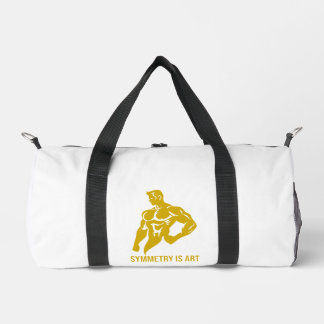 Symmetry Is Art Golden Era Bodybuilding Motivation Duffle Bag