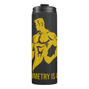 Symmetry Is Art Golden Era Bodybuilding Motivation Thermal Tumbler