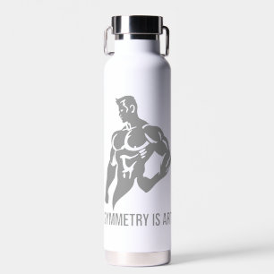Symmetry Is Art Golden Era Bodybuilding Motivation Water Bottle