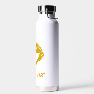 Symmetry Is Art Golden Era Bodybuilding Motivation Water Bottle