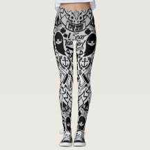 Symmetry On Doodle Athleisure Leggings
