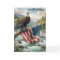 Sympathy Bald Eagle With American Flag 