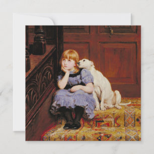 Sympathy (by Briton Riviere) Card
