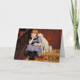 Sympathy (by Briton Riviere) Card